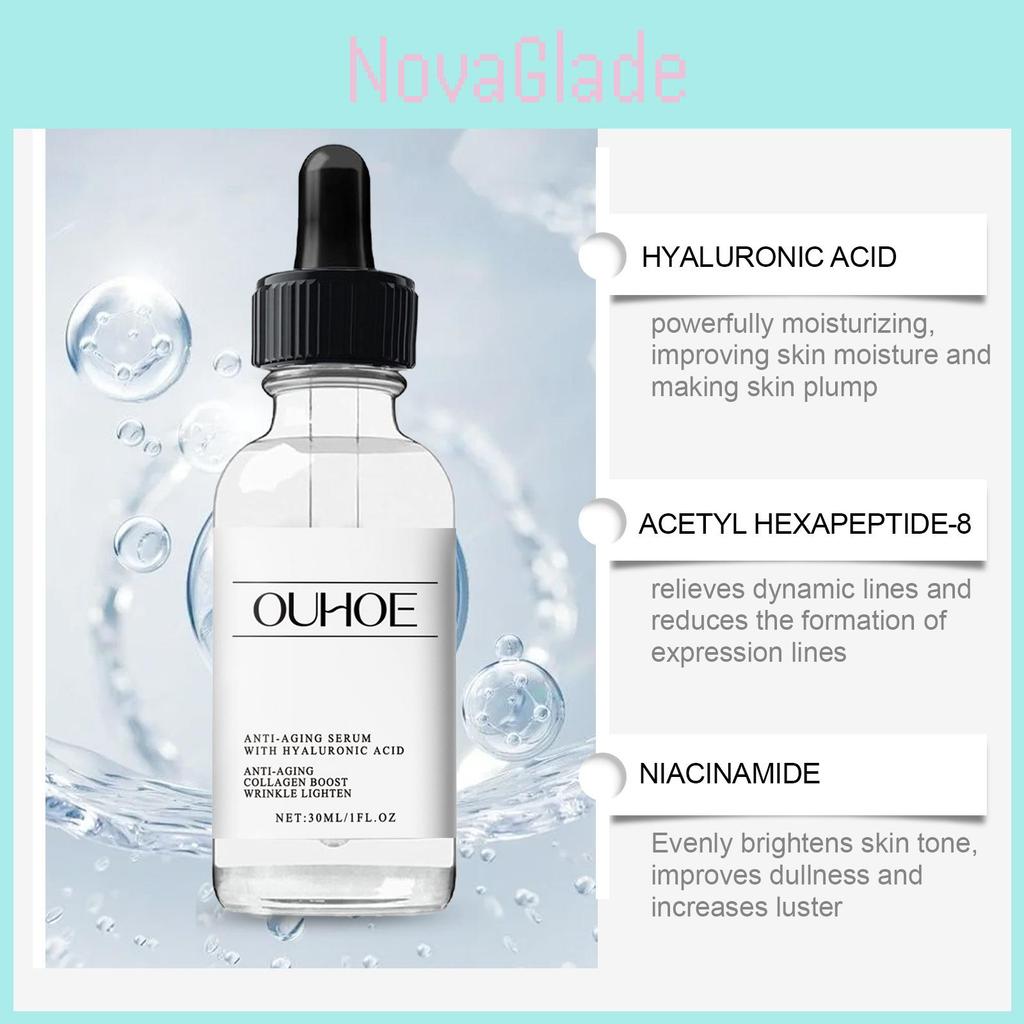 Ouhoe Multi-peptide Facial Essence For Deep Hydration And Radiant Skin Glow 30ml