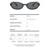 Retro Oval Small Frame Y2k Sunglasses For Women High-end Anti-uv Street Photography Sunglasses For Women 0