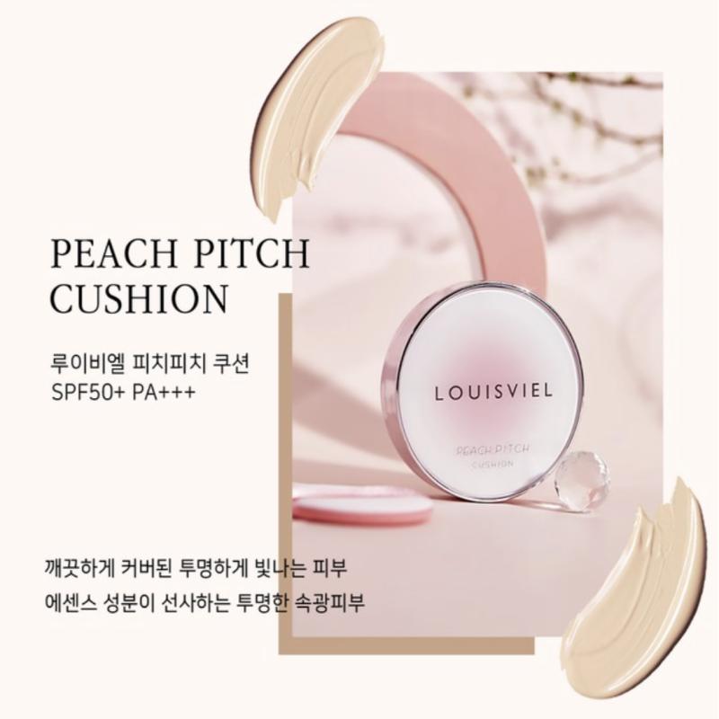 [LOUISVIEL] Интенсивный отбеливающий крем Vita Tone Up 50 г + кушон Peach Pitch SPF50+ PA+++ 15 г набор