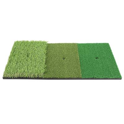 3in1 Golf Hitting Mat Golf Swing Practice Grass Mat for Indoor Outdoor Backyard Practice Equipment