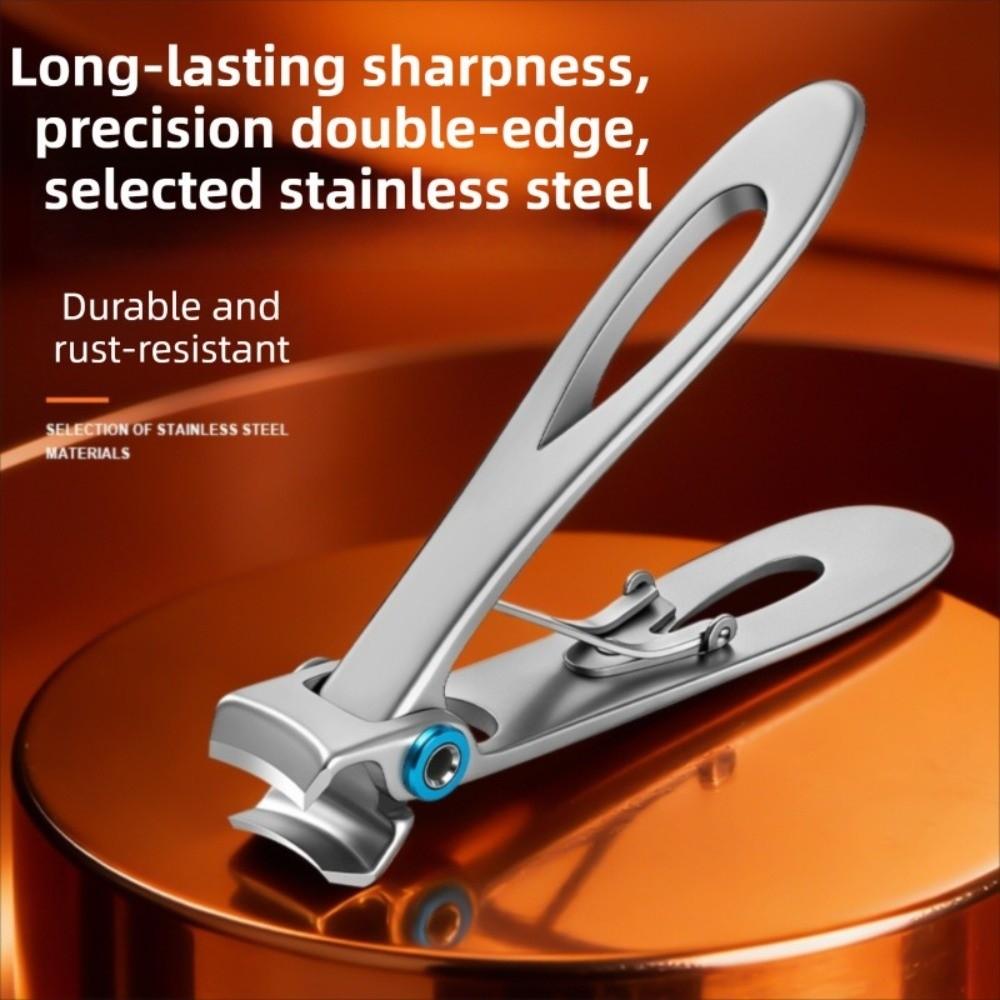 1Pc/Set Anti-splash Nail Clipper with Magnifying Glass Nail Clippers Cutter Trimmer  Trim Tools