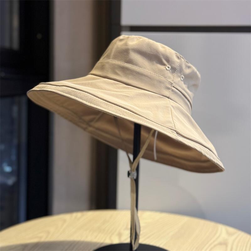 Korean-style summer large-brim foldable UV protection sun hat for men and women, outdoor sun protection hiking and mountaineering hat