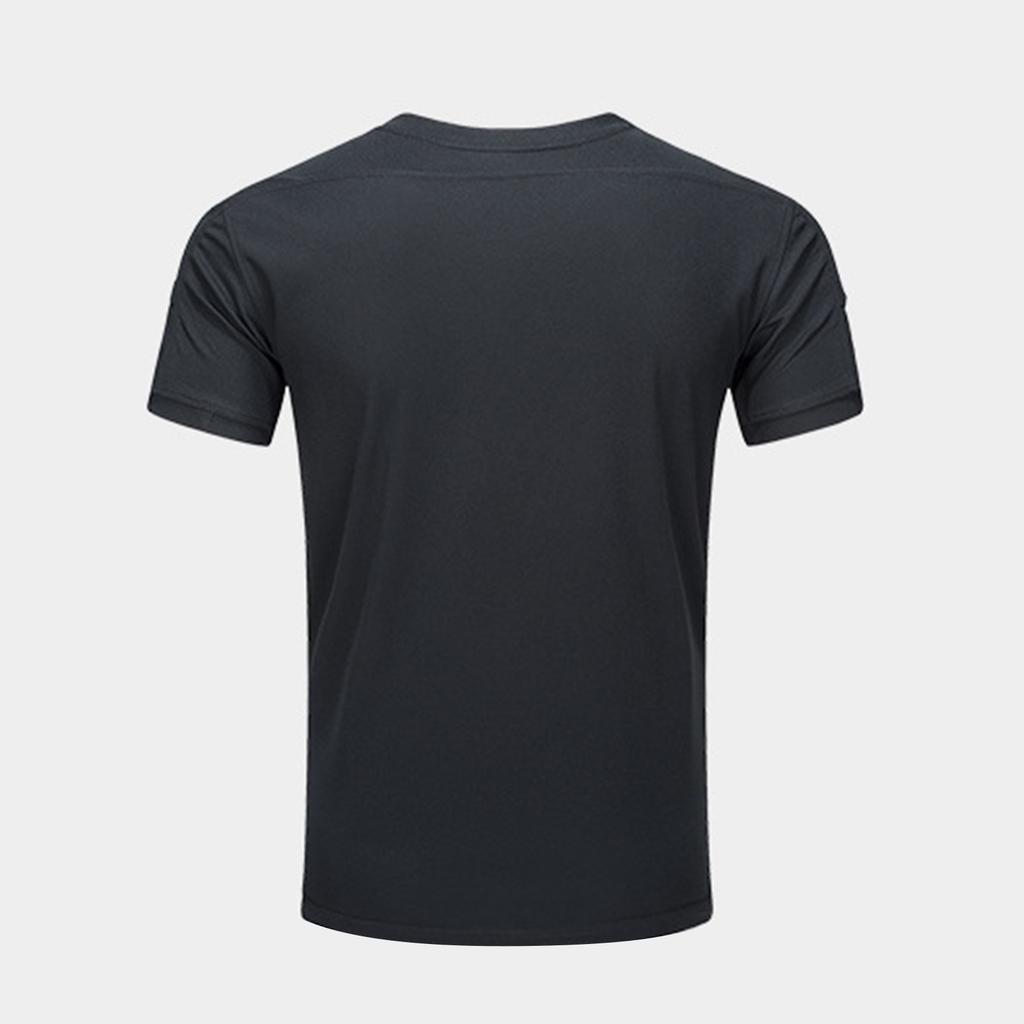 Men's Summer Round Neck T-Shirt, Quick-Drying Casual Sports Short Sleeve Top