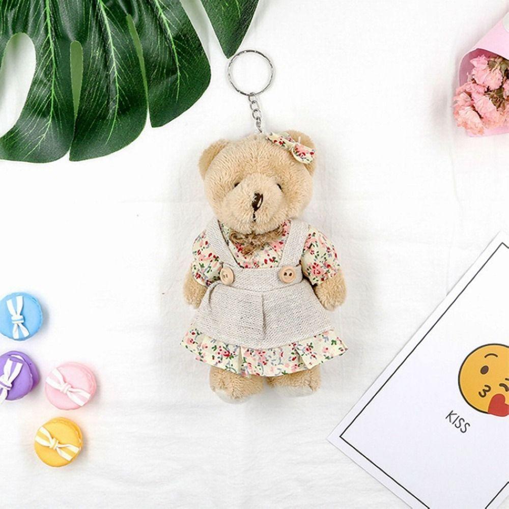 

Подвеска в виде куклы-кролика, парная подвеска, подвеска в виде медведя, женский держатель для ключей, подвеска в виде кролика, плюшевый брелок teddy girl