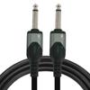 Cabo de conexão de guitarra DK Cabo de instrumento Cabo de áudio com redução de ruído Cabo de áudio com conector macho de 6,35 mm para guitarra elétrica e baixo