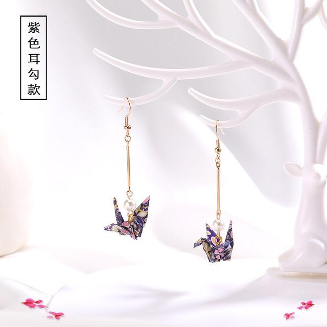 

Doreenbeads Модные серьги-гвоздики Zephyr Красная романтическая подвеска в виде журавля Модные украшения для женщин Аксессуары Подарок на день рождения Подвески