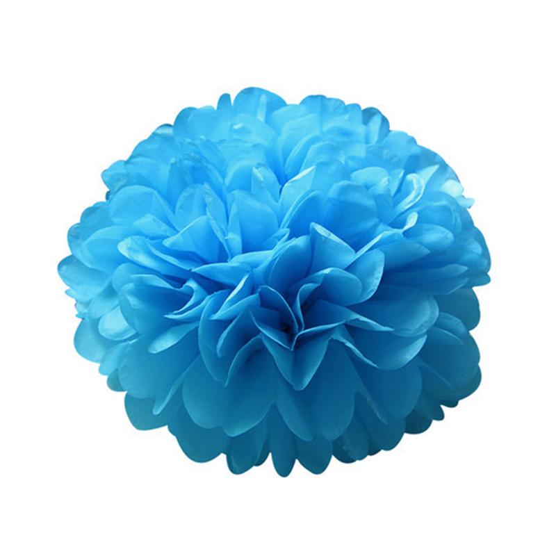 5pcs 6''-12'' Tissue Paper Pompoms Wedding Decorative Paper Flowers Ball Baby Shower Birthday Party Decoration Paper Pom Poms