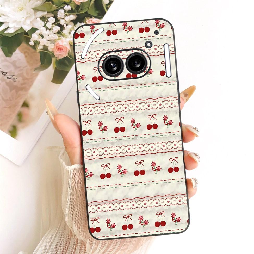 Cover For Nothing Phone 2a Case A142 Silicone Cute Cat Fashion Butterfly Funny Painted Casing For Nothing Phone (2a)