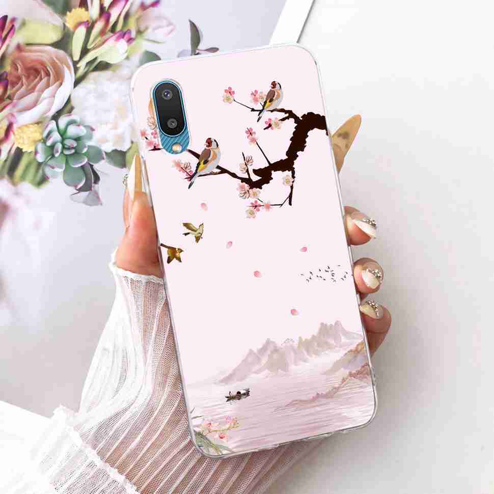 For Samsung Galaxy A02 Case SM-A022F Soft Silicone Colorful Painted Cover Case For Samsung A02 A 02 Galaxy M02 M022F Fundas Bags
