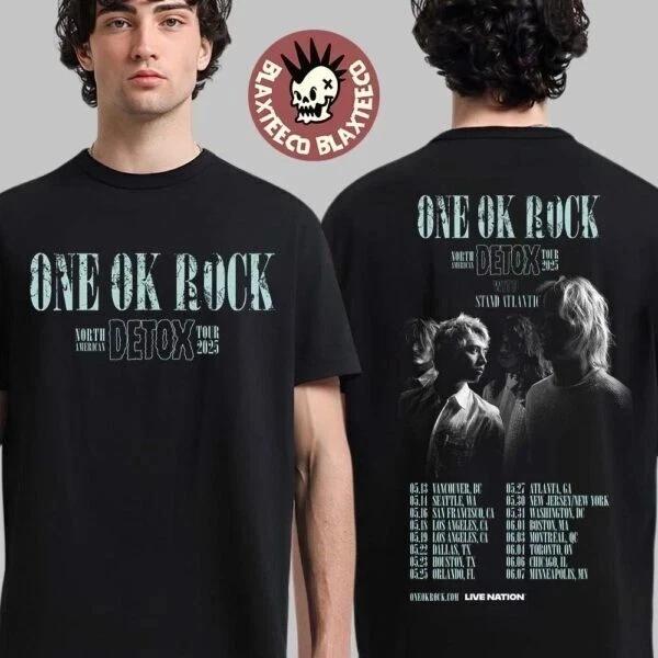 One Ok Rock Detox North American Tour 2025 Tour Dates Two Sides Unisex TShirt S