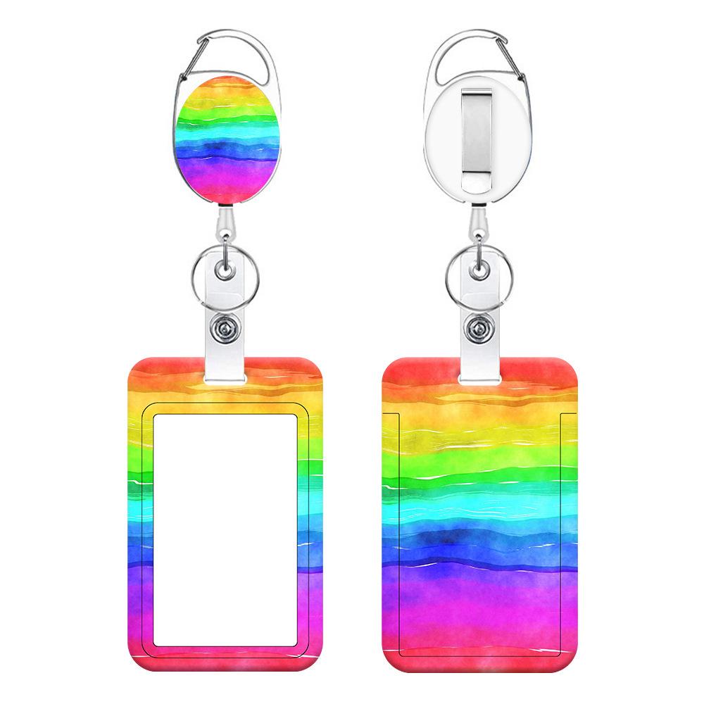 Retractable Lanyard & UV Card Holder for Employee IDs, Badges & Bus Passes