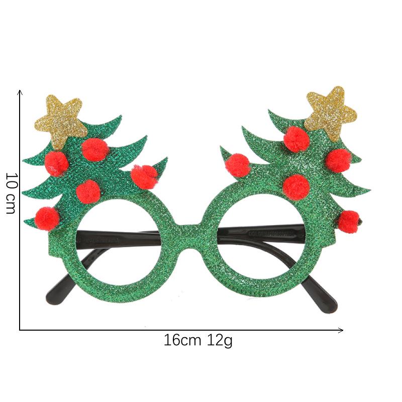 Festive Headband Eyeglass Frames: Christmas, Halloween, Valentine's Day & Party Glasses with Santa Claus Design