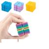 Infinity Zauberwürfel Dekompression Fidget 3D Gedruckter Verformungswürfel Kinder Erwachsene Sensorisches Mini-Gadget Stressabbau Angstspielzeug