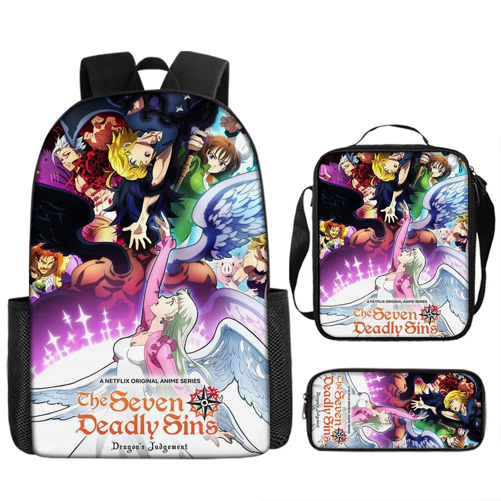 

Аниме Рюкзак Kingdom Heart Рюкзак Европейский и Американский Школьный Рюкзак Pencil Case