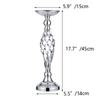 Golden Wrought Iron Vase and Candlestick Wedding Décor