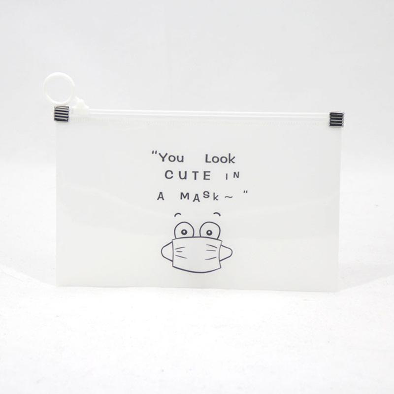 Torba do przechowywania maseczek, etui na maseczki, pyłoszczelna saszetka zapinana na zamek, piórniki, podróżny przenośny organizer, etui na maseczki, oszczędność dla studenta