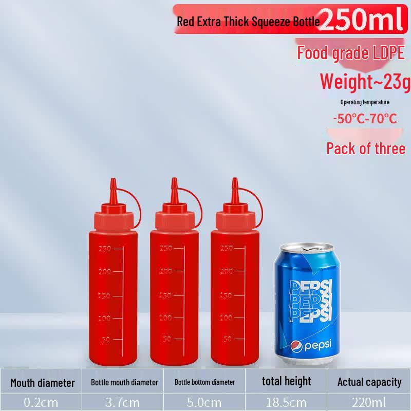 Plastic Squeeze Sauce Bottle
