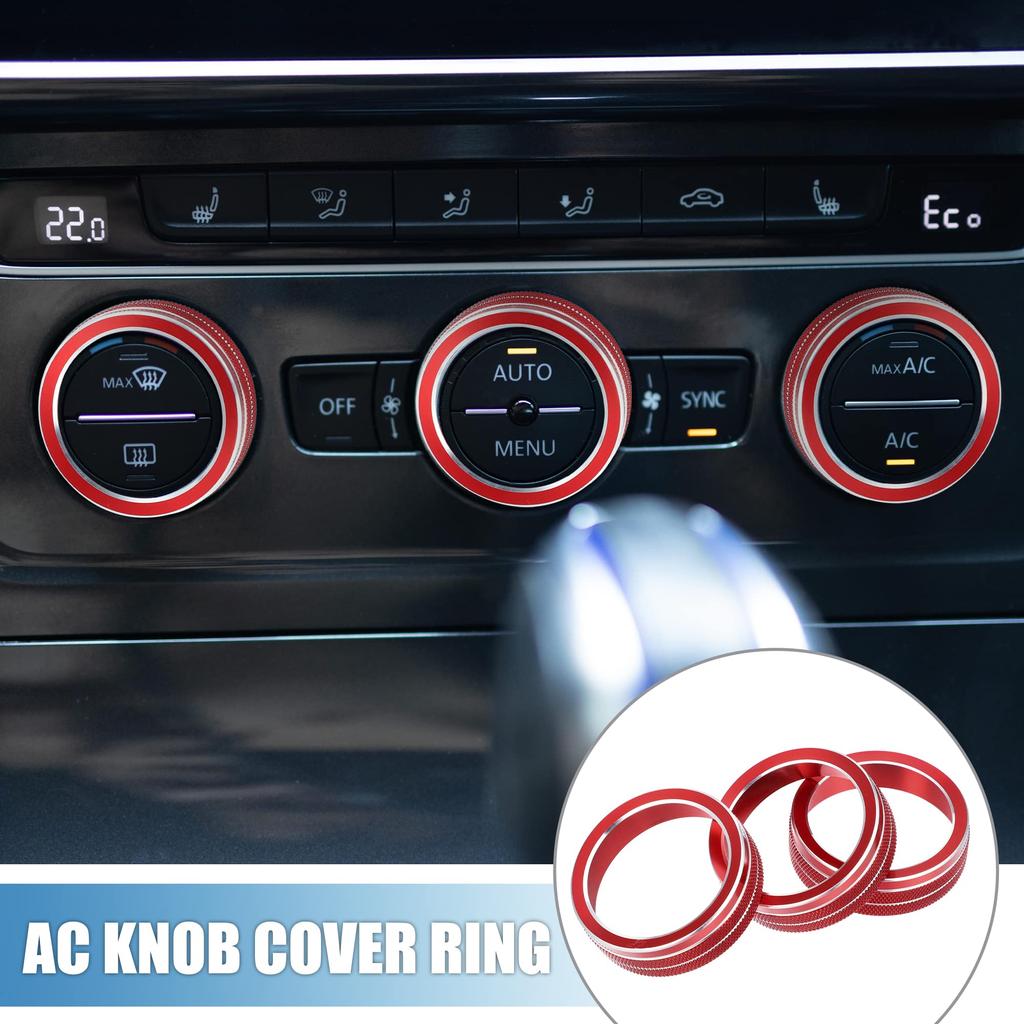 A ABSOPRO Air Conditioner Dial Cover Air Conditioner Ring Switch Knob Cover AC Button