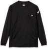 Toraichi Long Sleeve Crew Neck Size 13 Size LL To Japanese Size Men's T-Shirt (5949-617), Black, (equivalent 2L)