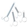 5Pcs Cage Door Spring Hooks 6/7/8.5/11.5Cm Metal Snap Hook Tension Spring For Poultry Cage Door Chicken Hamster Cage
