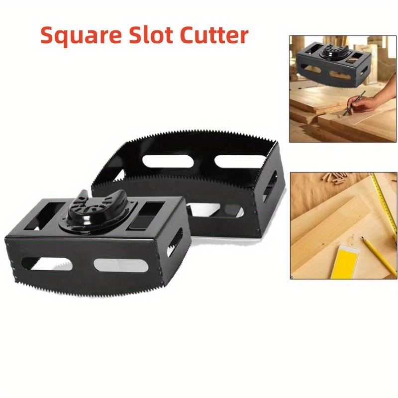 1pc Universal Treasure Square Slot Cutter Woodworking Square Hole Saw Blade Wall Panel Gypsum Board Hole Cutting