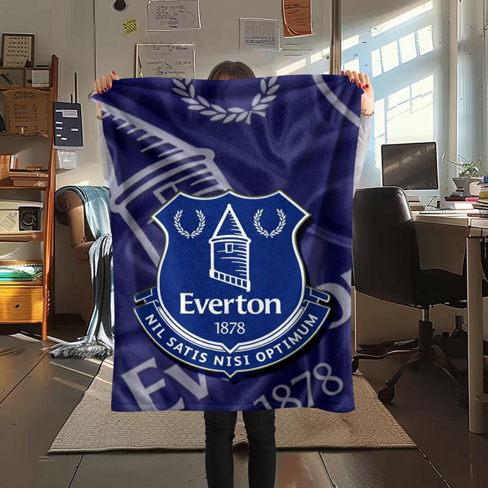 1pc Everton FC Print Flannel Blanket, High Quality Comfortable for All Seasons, Home Decor, Warmth and Comfort, Perfect for Christmas Gifts41
