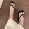 Fashion Wedges Women Slippers Clip Toe Dress Shoes Fashion Woman's Sandals 2025 Designer Flip Flops Walking Brand Zapatillas De Mujer