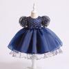 Baby-Blumenmädchenkleid, Geburtstag, Hochzeit, Festzug, Party, formelle Kleider, Abschlussballkleid