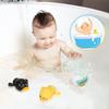 Confezione da 3 Giocattoli da Bagno, Simpatico Giocattolo a Molla a Forma di Anatra per Bambini per Vasca da Bagno, Piscina, Giocattoli da Bagno a Carica per Bambini Piccoli 1-3 Anni, Set di Giocattoli da Bagno d'Acqua per Bambini e Bambine