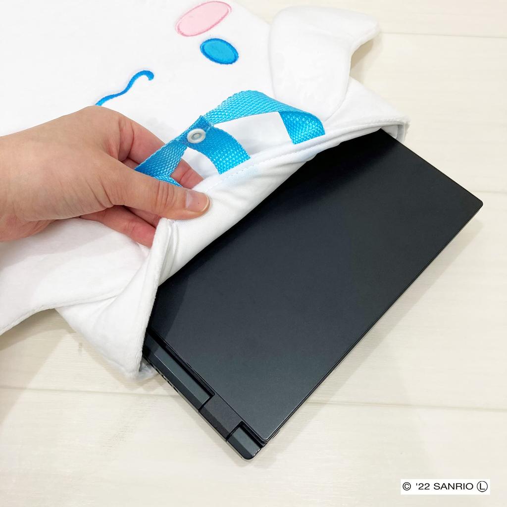 Cinnamoroll Pouch Case Characters 26x35cm Laptop Tablet Cover Goods Makura no Morishita [MORIPiLO] Multi-Storage (Sanrio White)