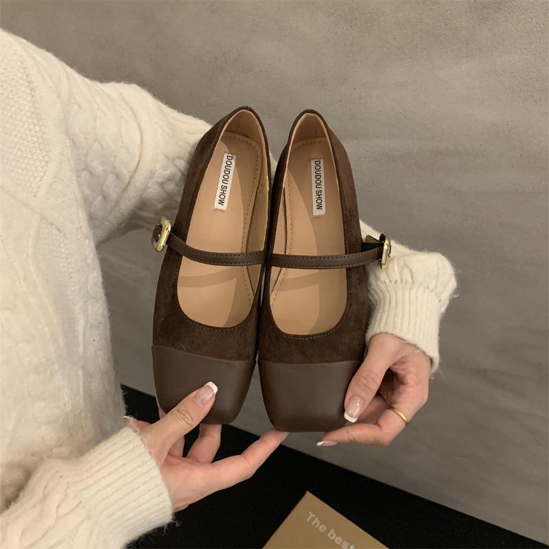 Design Sense Niche Retro Mary Jane Shoes Spring and Summer New Shallow Single Shoes