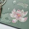 Women New Chinese Style National Style Lotus Handbag Quality Shoulder Bag Messenger Bag On Behalf of Bags