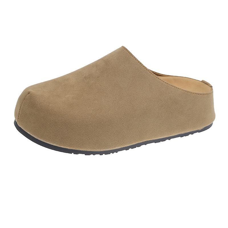 

Женские милые удобные модные стопроцентные хлопковые тапочки--Теплые с поддержкой свода стопы, повседневные домашние уличные туфли 35