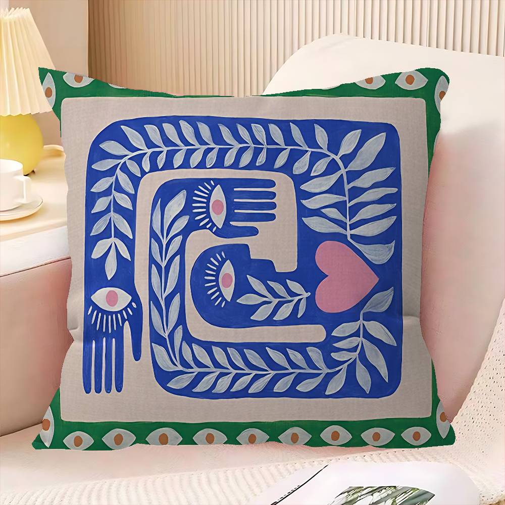 Ancient Egypt Tiger Leopard Maple Design Cushion Cover Happy Autumn Harvest decor Holiday Decorati Pillow Cover