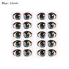 10 Pairs Multi Styles Cartoon Crystal Eyes Brown/Blue Cute Eyes Stickers Boy Anime Figurine Doll Face Organ Diy Doll Accessories