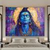 An Interesting Shiva Hindu Deity Background Cloth for Outdoor and Indoor Party Decoration