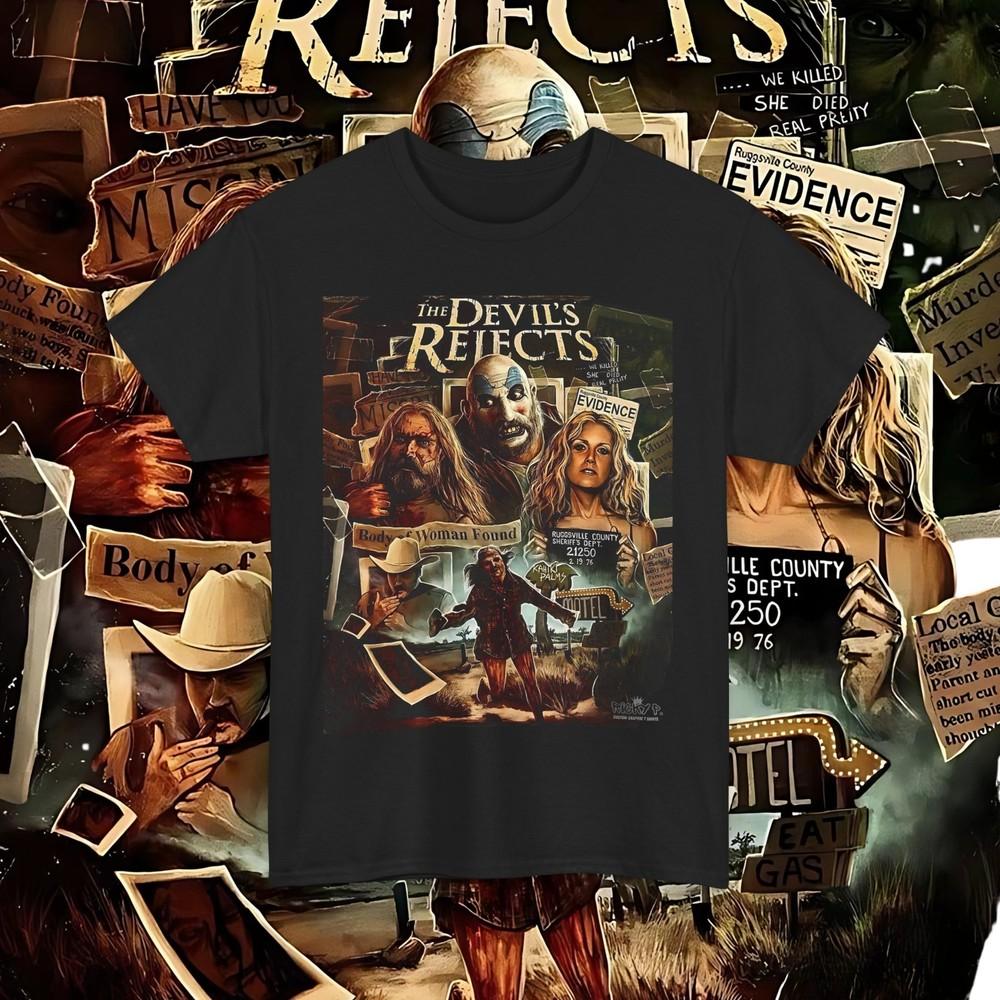 Devils Rejects Rob Zombie Horror T Shirt Unisex Heavy Cotton Unisex T-Shirt XXXL