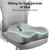 Office Chair Cushion Memory Foam Seat Cushion Breathable Pressure Relief Seat Cushion for Car Seat Wheelchair Thighs Sciatica Pain Relief