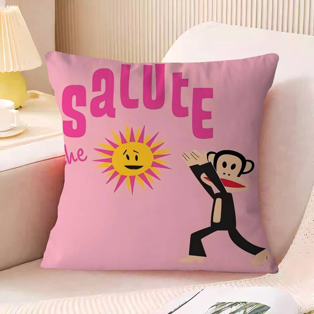 

L-Luxurious P-Paul F-Frank Pillow Cover Design Cushion Cover Decor Holiday Decorati 16x16Inch