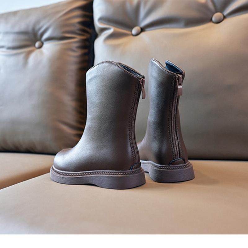 New autumn and winter girls boots velvet girls cotton shoes baby boots high top shoes