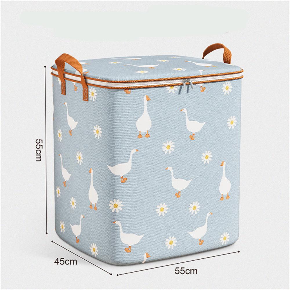 Large Capacity Clothes Quilt Storage Basket Foldable Quilt Storage Bag 100/140/180l Foldable Blanket Underwear Storage Box