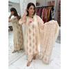 Hand Block Printed Pure Cotton Salwar Suit Indian Women's Kurti Pant Dupatta Set
