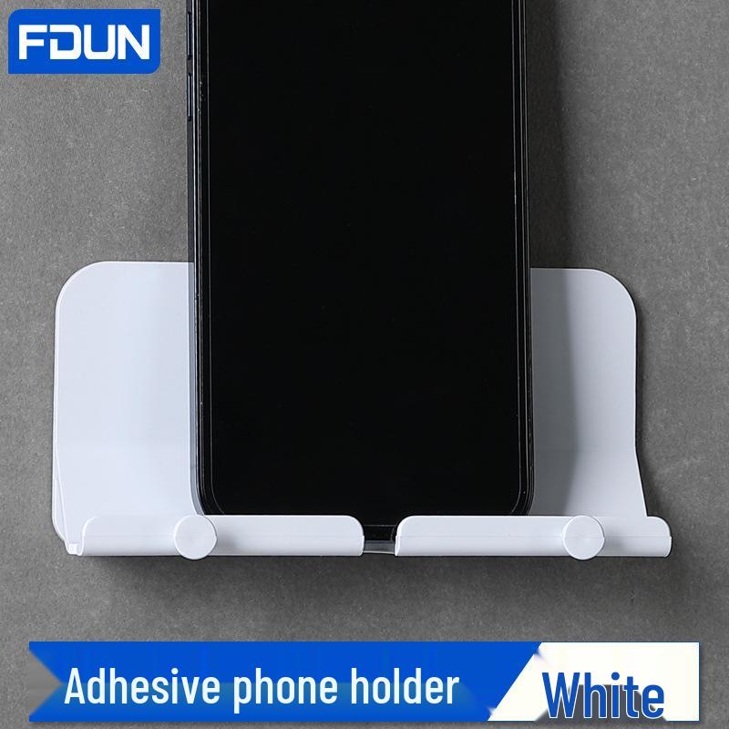 Multi-Functional Adhesive Wall Mount Storage Rack - No-Drill Bedside Organizer