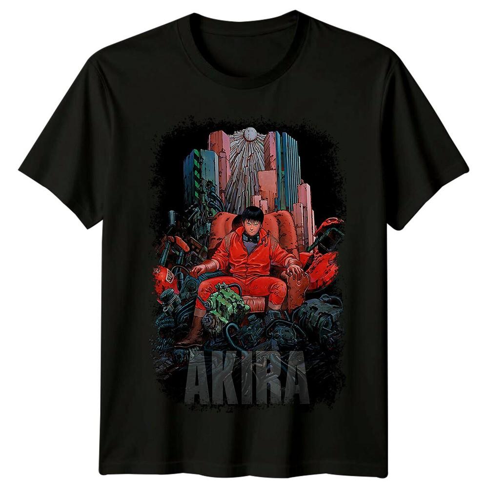 Акира (1988) Футболка в стиле постера к фильму Ретро Классика для фанатов кино Графическая футболка S