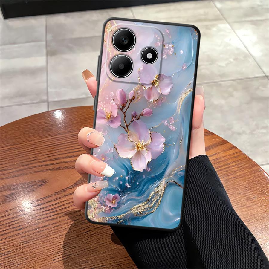 Case for Xiaomi Redmi Note 11S 11 13 12 Pro Plus 10S 9s 10 9 8 Pro 12S Soft Back Phone Cover Interesting Marble