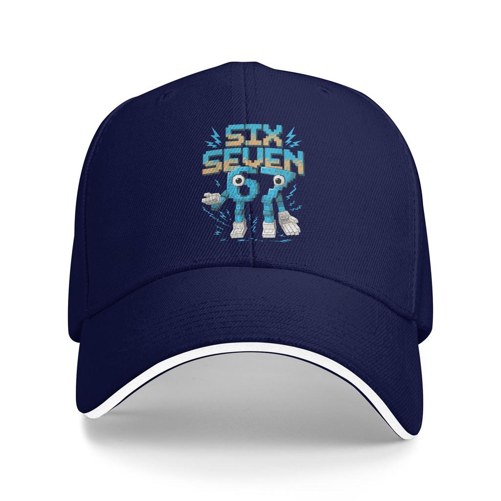 Meme 67 Six Seven 6 7 Italian Brainrot Baseball Cap Men Custom DIY Trucker Hat Spring Casual Outdoor Gym Sun Visor Snapback Cap