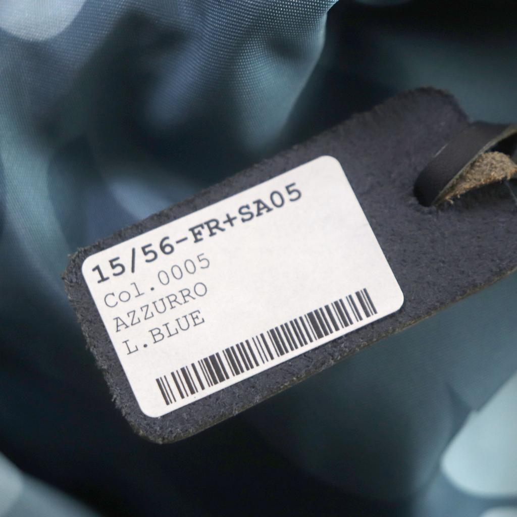 Pristine Felisi Backpack · Daypack All-over pattern, crocodile embossed leather drawstring bag Blue Nylon mens 15/56 Used