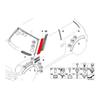 Windshield A-Pillar Trim Panel 51137128157 for R52 R53 2001-2008 Window Post Trim Cover
