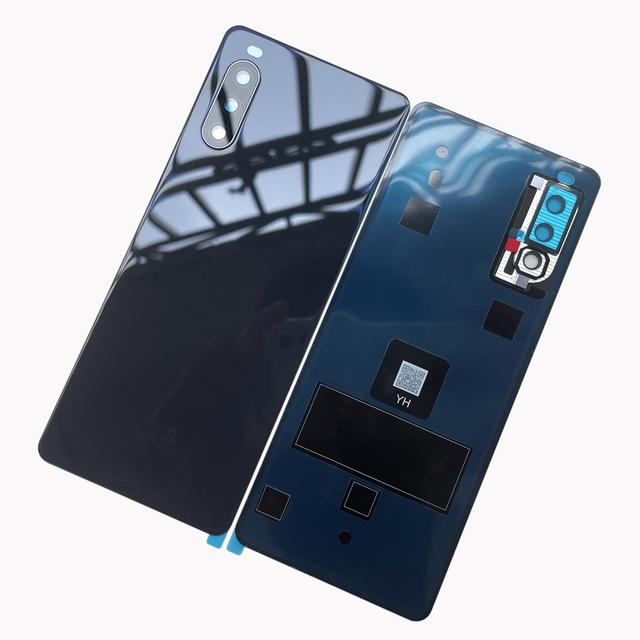 Für Sony Xperia 10 III Zurück Batterie Abdeckung Glas Für Sony X10 iii Gehäuse Hintere Tür Mit Objektiv Ersatz Teile