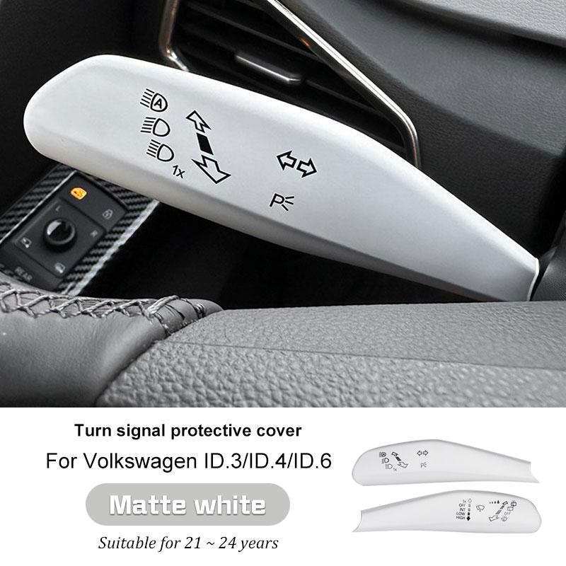 Car Wiper Switch Trim Steering Wheel Headlight Switch Control Cover Accessories for VW Volkswagen ID.3/ID.4/ID.6RZ7 BJP1